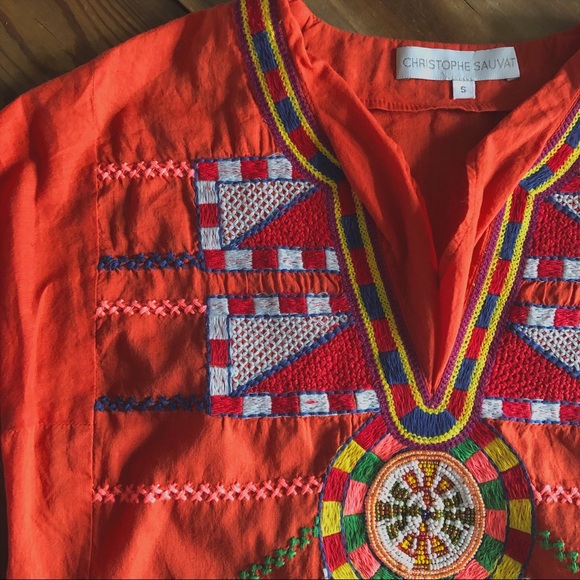 Christophe Sauvat Embroidered Blouse - Picture 2 of 4